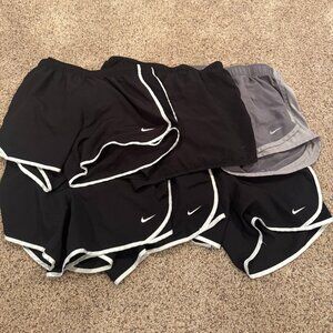 Nike Running Shorts Bundle - Lot of 6- Sizes YL, YXL, Adult XS